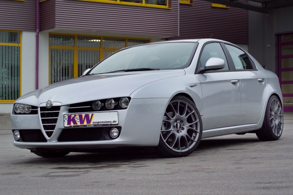 KW Gewindefahrwerk  V3 Inox (mit Druck- & Zugstufendämpfung) für Alfa Romeo 159 